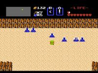 une photo d'Ã©cran de The Legend of Zelda sur Nintendo Nes